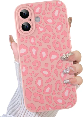 Miniatura 75 de TEAUGHT Compatible con iPhone 11 Funda con patrón lindo estampado de leopardo negro guepardo + protector de pantalla a prueba de golpes, funda