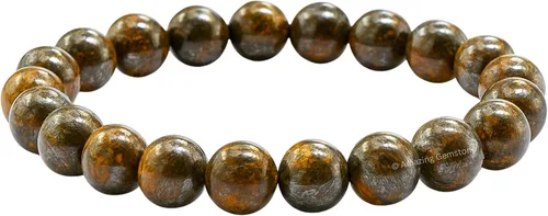 Miniatura 817 de Amazing Gemstone Pulsera de cristal para mujeres y hombres, pulsera de cristal curativo de protección, pulsera elástica con cuentas de piedras