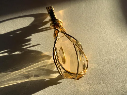 Miniatura 40 de 66 necklace pendant gemstones choose from moldavite, citrine, or herkimer diamond