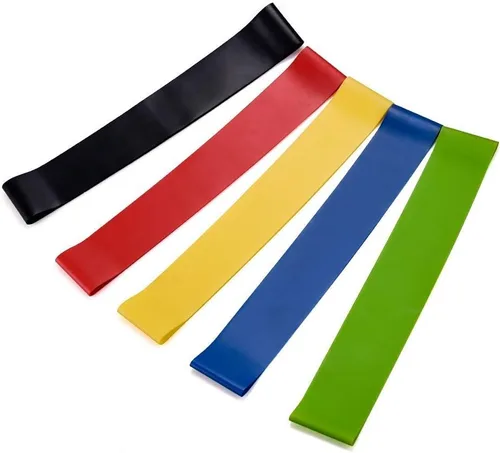 TOPELE Bandas de bucle de resistencia, bandas de ejercicio de resistencia para estiramiento corporal, terapia física y fitness en el hogar, juego de