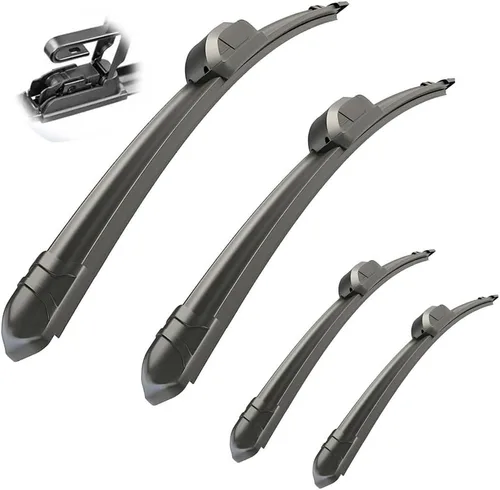 Limpiaparabrisas delantero compatible con Nissan JUKE F15 2011-2019, limpiaparabrisas delantero de goma suave, parabrisas automático de 22 + 14 4