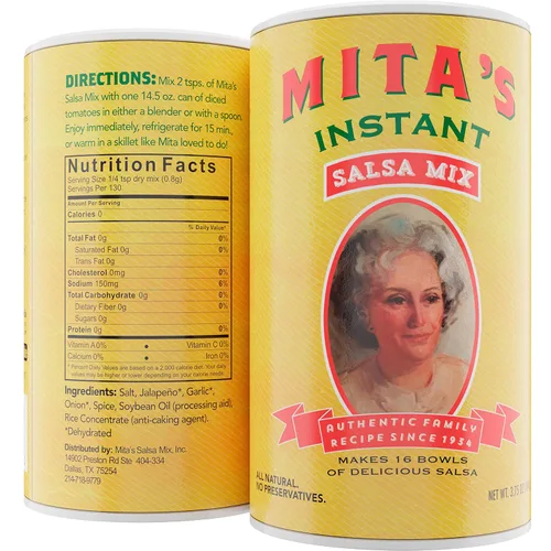 Miniatura 2 de Mita's Salsa Mix ,hace 16 cuencos de salsa fresca, listos en cuestión de segundos. ¡Solo tienes que añadir tomates cortados en cubitos!