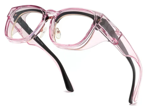 Miniatura 15 de Alsenor Gafas de seguridad antiniebla, gafas protectoras con bloqueo de luz azul, antipolvo, protección UV, para hombres y mujeres (jade)