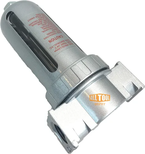 Miniatura 3 de 3/8" NPT de flujo medio aire comprimido en línea filtro desecante secador humedad agua separador