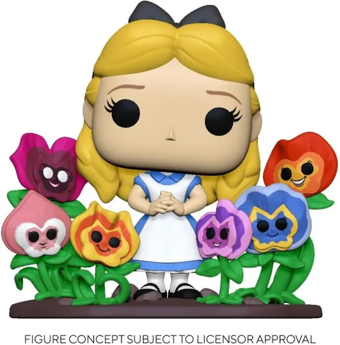 Miniatura 2 de Funko Pop! Deluxe: Alice in Wonderland 70 aniversario, Alicia en el país de las maravillas con flores, multicolor