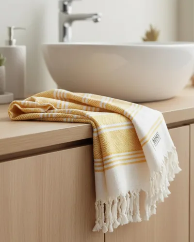 Miniatura 11 de DEMMEX Toallas de mano turcas de algodón orgánico certificado para baño, juego de 2, toallas de cocina y gimnasio, toallas de viaje compactas