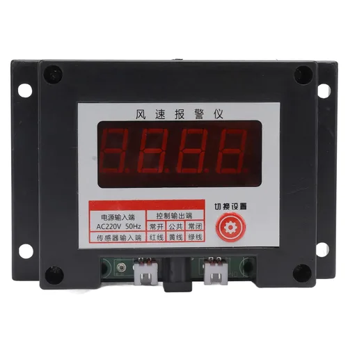 Miniatura 5 de Anemómetro inteligente de grúa torre, carcasa de ABS, enchufe inteligente de EE. UU., grúa torre de 100 a 240 V, medidor de velocidad del viento