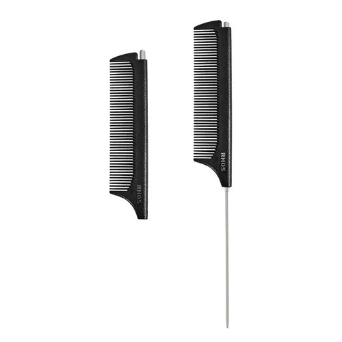 Miniatura 19 de RHOS Juego de peines para mujeres y hombres, 3 piezas, dientes anchos, cola de rata, peines para el pelo de tocador, peines desenredantes para todo