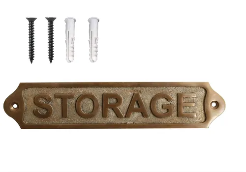 Miniatura 10 de Placa de puerta de latón Sam Star Acabado antiguo Fácil instalación DIY Mejor placa decorativa para el hogar, hombres, mujeres, oficina
