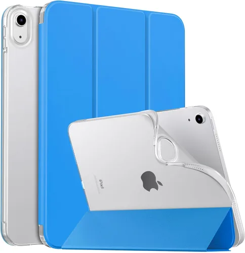 Miniatura 12 de MoKo Funda para iPad (A16) de 11ª generación 2025/10ª generación 2022, iPad de 11 pulgadas/10.9 pulgadas con cubierta trasera translúcida de TPU