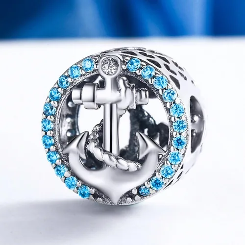 Miniatura 5 de WOSTU Dijes exquisitos de plata de ley 925 dije de cuentas de corazón de amor rosa para pulseras cuentas de la llave del corazón para mujeres