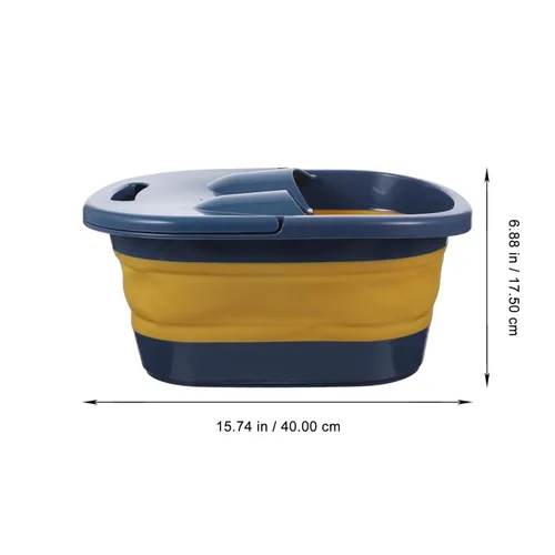 Miniatura 6 de minkissy Masaje portátil para baño de pies, ideal para sala de estar y baños pequeños