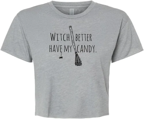 Miniatura 9 de Women's Screen Printed Crop Tee, Shirts With Sayings