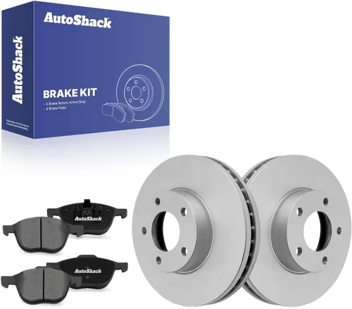 Miniatura 12 de AutoShack - Kit de repuesto de rotores de freno delantero con pastillas de freno de cerámica para Mazda 3 2004-2013 2006-2010 2012-2017 Mazda 5 2010