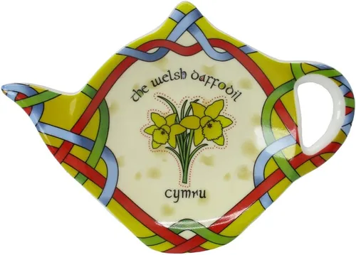 Miniatura 3 de Royal Tara Juego galés – 1 taza de narciso galés, 1 soporte para bolsita de té galés y 1 mezcla de té de cerveza galesa de 50 bolsitas de té