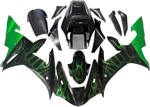 Miniatura 20 de Sportfairings Carenados de motocicleta para Yamaha R1 2002 2003 para YZF1000 02 03 Kit de carenado de plástico ABS Kit de carenado de inyección