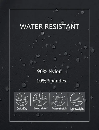 Miniatura 6 de MAGCOMSEN Pantalones de senderismo para hombre, 6 bolsillos, resistentes al agua, pantalones de trabajo de pesca Ripstop, ligeros, de secado rápido