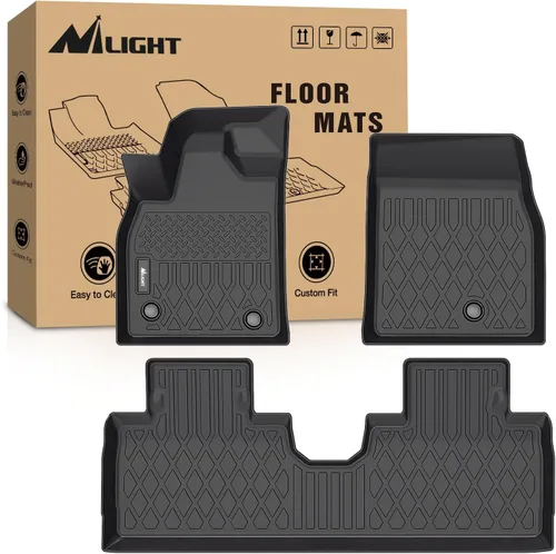 Miniatura 24 de Nilight Alfombrillas TPE para Ford F250 F350 F450 Super Duty Crew Cab 1999 2000 2001 2002 2003 2004 2005 2006 2007 ajuste personalizado para todo