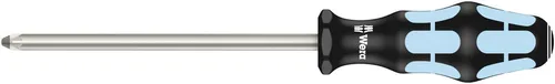 Miniatura 14 de Wera 05032030001 Kraftform - Destornillador Pozidriv inoxidable 3355 PZ, punta láser, cabeza PZ 0, longitud de hoja de 2-3/8 pulgadas