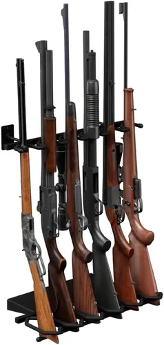 Miniatura 3 de Hold Up Displays - Estante para armas y rifles con capacidad para 6 armas de fuego Winchester Remington Ruger y más - Acero resistente - Fabricado 1