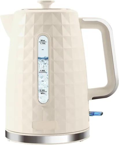 Hervidor Eléctrico de 1.7L, Hervidor de Agua Caliente de Ebullición Rápida 1200W, Diseño Inalámbrico de 360°, Hervidor Eléctrico de Té para Hervir
