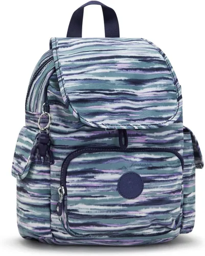 Miniatura 2 de Kipling Mini mochila City Pack para mujer, mochila ligera y versátil, mochila escolar, Rayas de pincel, Bolsa