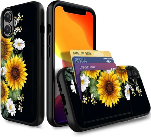 Miniatura 186 de Funda para iPhone Air, funda tipo cartera con ranura para tarjeta oculta, a prueba de golpes, TPU y PC, funda protectora de doble capa para iPhone
