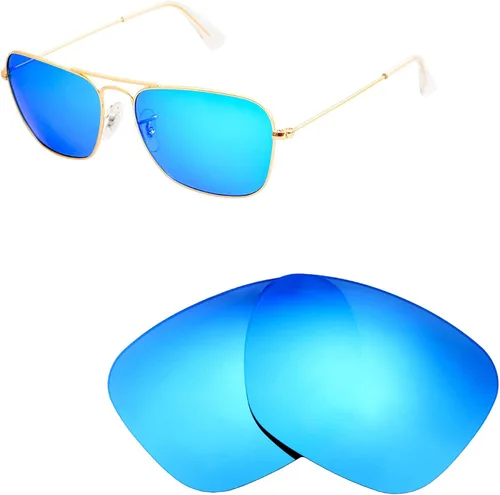 Miniatura 3 de Walleva Lentes de repuesto para lentes de sol Ray-Ban RB3136 Caravan de 2.165in, múltiples opciones disponibles