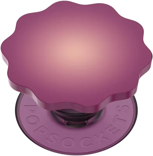 Miniatura 11 de PopSockets Phone Grip with Expanding Kickstand, Adhesive Grip - Molded Flower Red Wine Translucent rojo (Red Translucent)