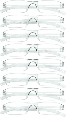 Miniatura 30 de VisionGlobal 2 pares de anteojos de lectura, anteojos bloqueadores de luz azul, anteojos de lectura para computadora para mujeres y hombres, marco 2