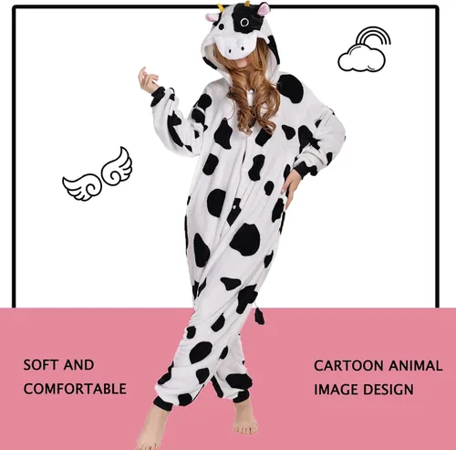 Miniatura 5 de SWEETXIN Pijama unisex para adultos y niños, para Halloween, Navidad, ropa de dormir, traje de cosplay para mujeres y hombres