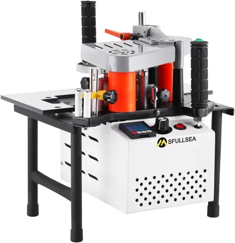 Máquina de bandas de borde para carpintería Máquina de bandas de borde portátil Curva de borde recto Máquina de bandas de borde ajustable 16.4-32.8