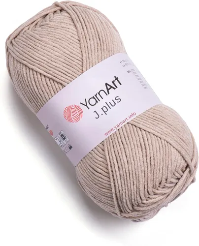 Miniatura 44 de YarnArt Jeans Plus - Hilo de mezcla de algodón suave, 100g (3.5 onzas), 160m (174 yardas), 55% algodón, 45% acrílico, grosor medio #4, ideal