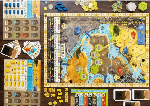 Miniatura 4 de Capstone Games Boonlake Euro - Juego de mesa de estrategia para 1-4 jugadores, gestión de manos, construcción de motores, planificación de recursos