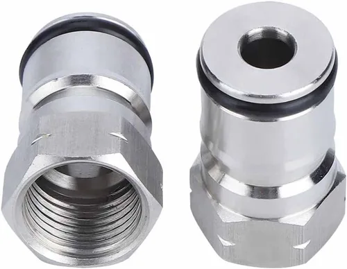 Miniatura 3 de Poste de barril de bloqueo de bola de acero inoxidable 304 Acero inoxidable Homebrew Keg Lock Post Adaptador de conector de poste de bloqueo de bola