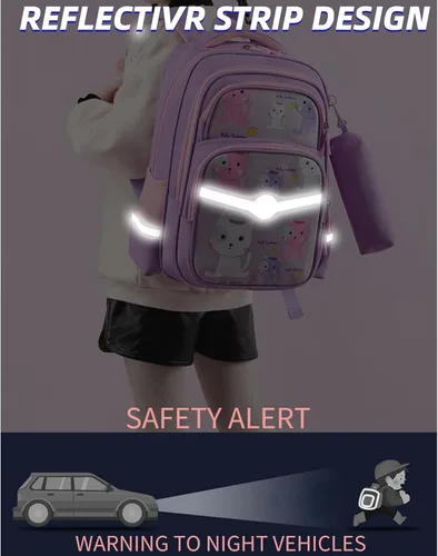 Miniatura 7 de Mochila Kawaii con bonitos accesorios para portátil de 14 pulgadas, mochila de viaje casual, bolsa estética para regalo de nuevo semestre, 01-rosa