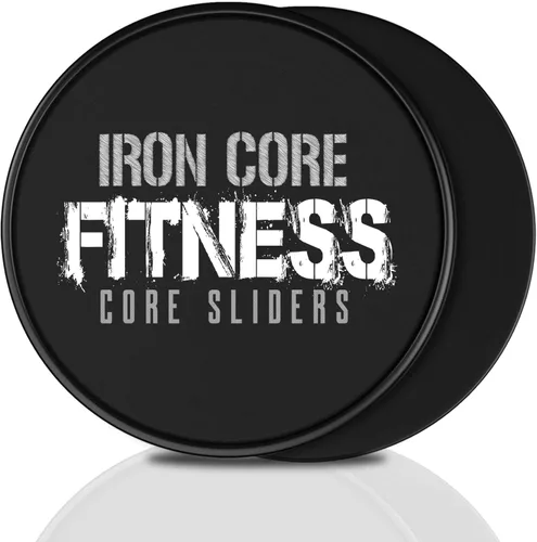 Miniatura 13 de Iron Core Fitness 2 discos deslizantes de doble cara, deslizadores de núcleo Ultimate Core Ab Fitness Trainer. Equipo de entrenamiento abdominal