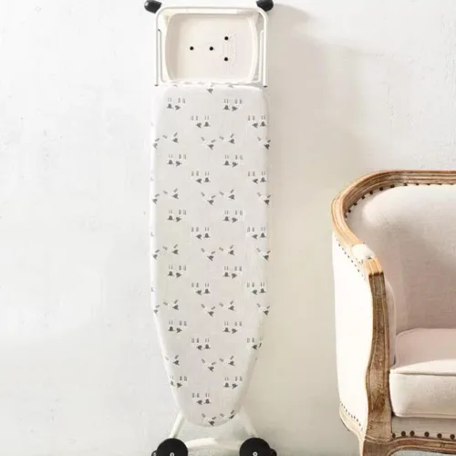 Miniatura 8 de KADEUX Funda de repuesto de algodón para tabla de planchar, resistente a las quemaduras, cubierta de tabla de planchar de 15 x 48 pulgadas