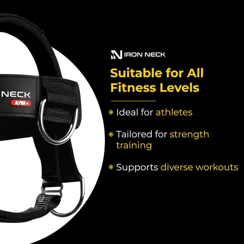 Miniatura 5 de Iron Neck , Versatile Neck Exerciser, Strengthener and Trainer with Adjustable Head and Chin Strap, Portable Head Harness for Weight Lifting, Home