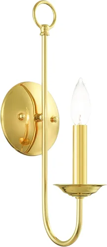 Miniatura 14 de Livex Lighting 42681-01 - Aplique de pared de latón antiguo (1 luz)