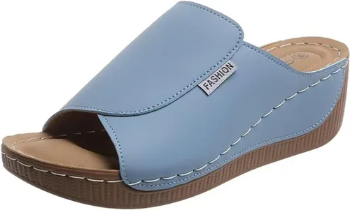 Miniatura 11 de Sandalias ortopédicas para mujer con soporte para el arco, cómodas sandalias ortopédicas de verano White