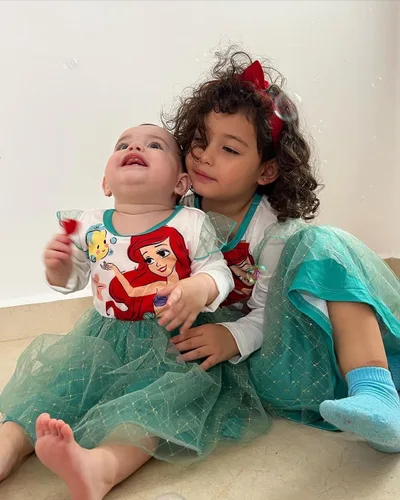 Miniatura 5 de Disney Frozen Elsa Princess Cenicienta Ariel Jasmine Rapunzel Vestido para bebéniño pequeño, vestido de tul superpuesto de malla con volantes