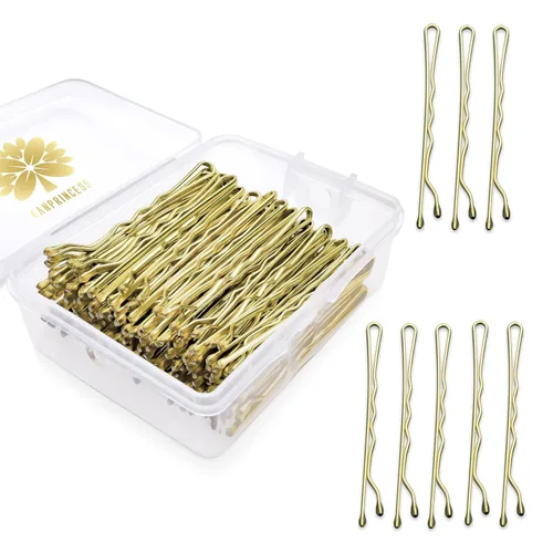 Miniatura 13 de KANPRINCESS Kit de 100 horquillas de 2 pulgadas para el cabello, pinzas de sujeción segura para mujeres y niñas, salón de peluquería con caja