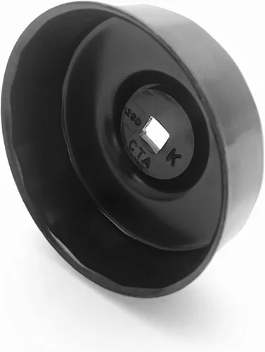 Miniatura 7 de CTA Tools A263 Llave para Filtro de Aceite de Tipo Tapa - 76mm x 8 Flujas - Compatible con Jeep - Grado Profesional, Acabado Negro, Estampado