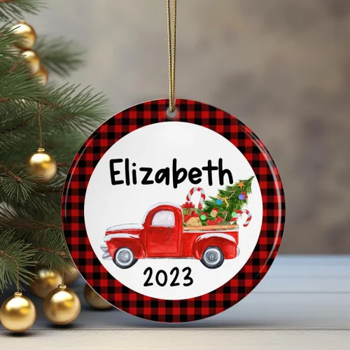 Miniatura 6 de Personalized Christmas Ornament Weddding 2023 Christmas Ornaments Customized Decor Gifts Friendship Add a Touch of Love to Your Christmas