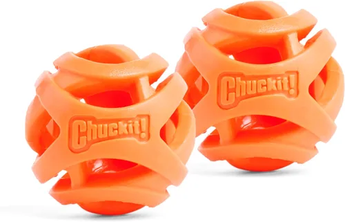 Miniatura 15 de Chuckit! Air Fetch Ball - Juguete para perro, mediano (2.5 pulgadas de diámetro), para perros de 20 a 60 libras, paquete de 2