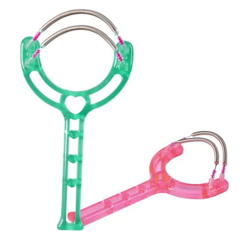 Herramienta de depilación de primavera Dual Spring Facial Hair Remover Hand Threading Beauty Depilator Piel Depiladora Color aleatorio
