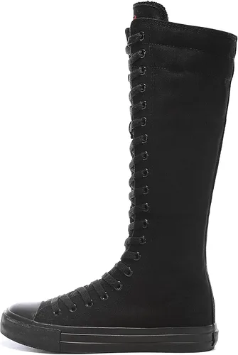 Miniatura 3 de Momuk - Botas de lona por arriba de la rodilla para mujer