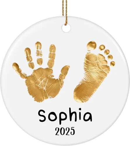 Miniatura 21 de Adornos de Navidad personalizados para la familia 2025, adornos de foto personalizados para el árbol de Navidad, adorno de foto, decoración de árbol