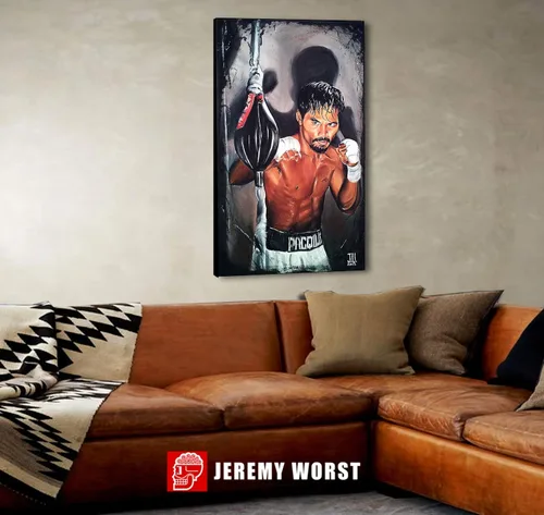 Miniatura 6 de JEREMY WORST Poster Prints or Canvas Prints Soccer Wall Decor Game Room (Ronaldo)